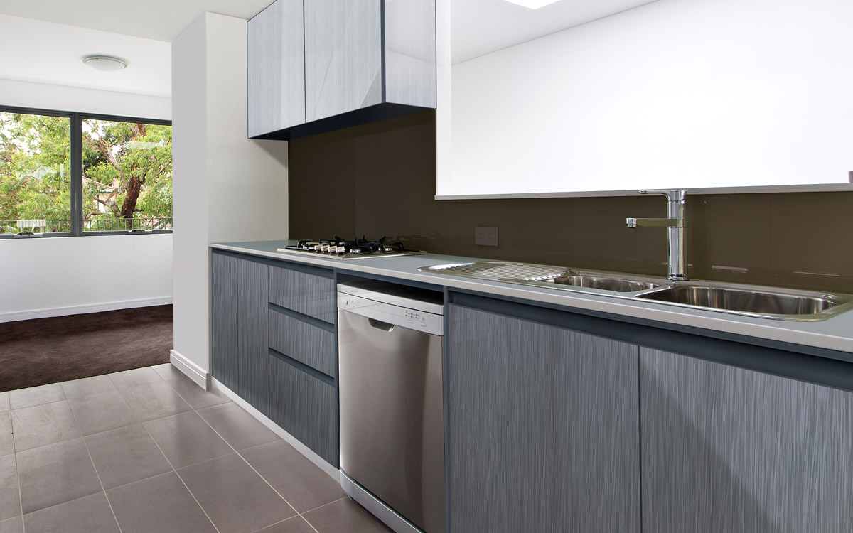 Aluminium sliding shop kitchen cabinet