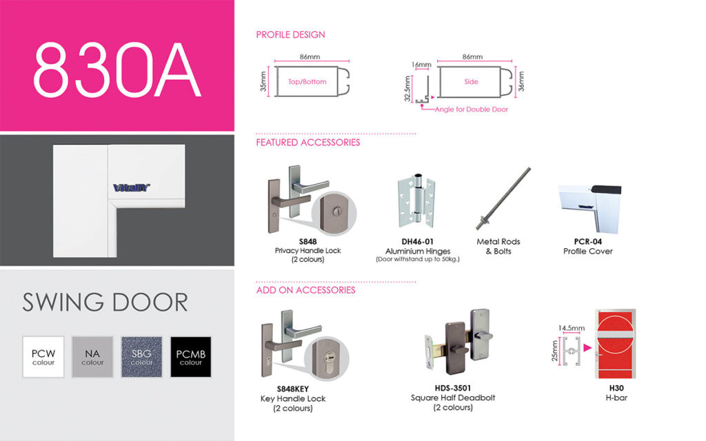 Swing Door 420A Vitally